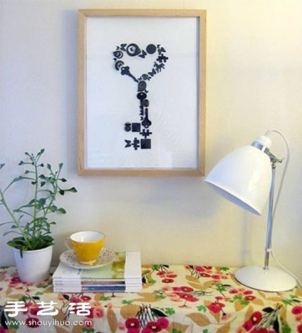 DIY handmade creative decorative paintings from scraps and scraps