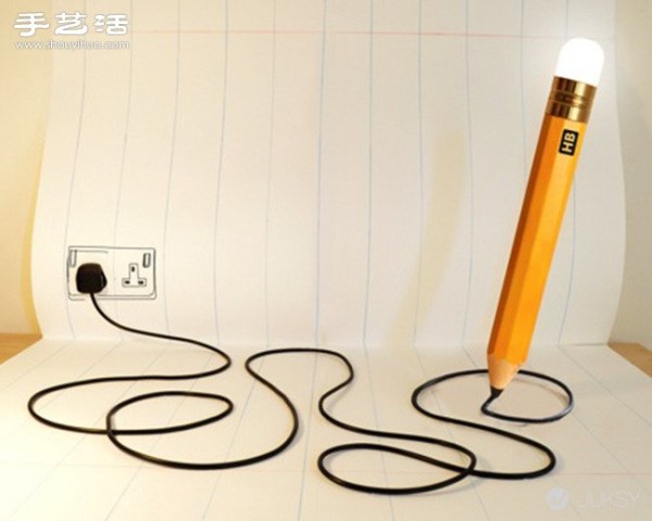 Handmade creative pencil-shaped lamps——HB LAMP