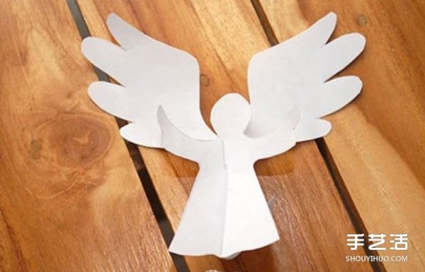 How to make greeting cards from A4 paper and make creative three-dimensional angel greeting cards by hand