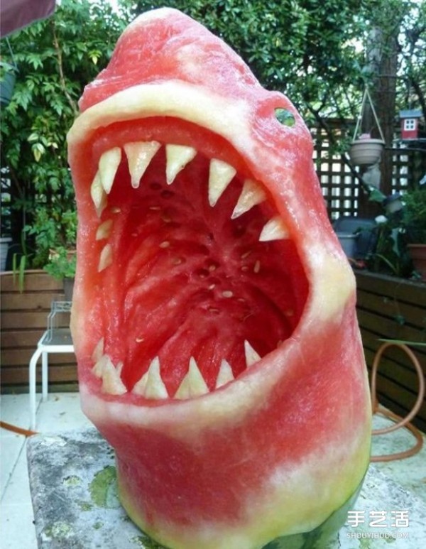 Creative watermelon carving pictures, melon carving and fruit carving works to appreciate