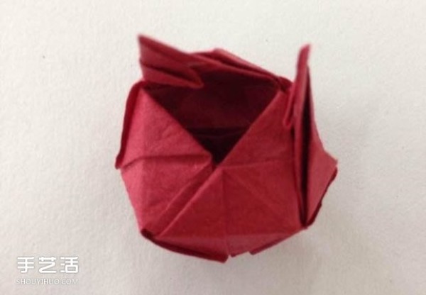 Super detailed illustration of how to fold Kawasaki rose, including flowers and receptacles