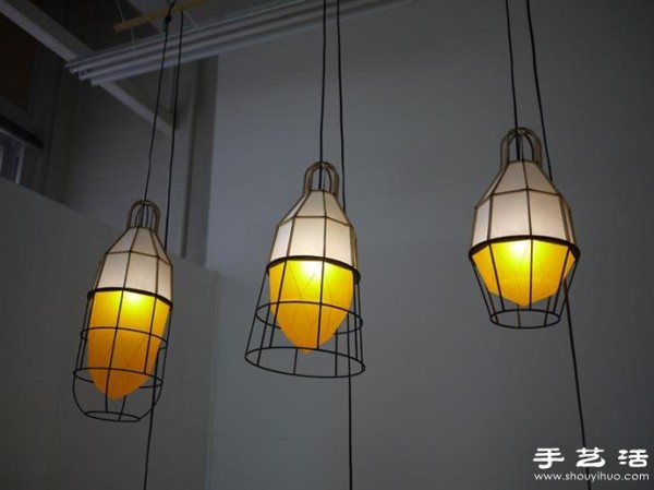 DIY creative lamps with a lantern appearance that blends Chinese and Western cultures