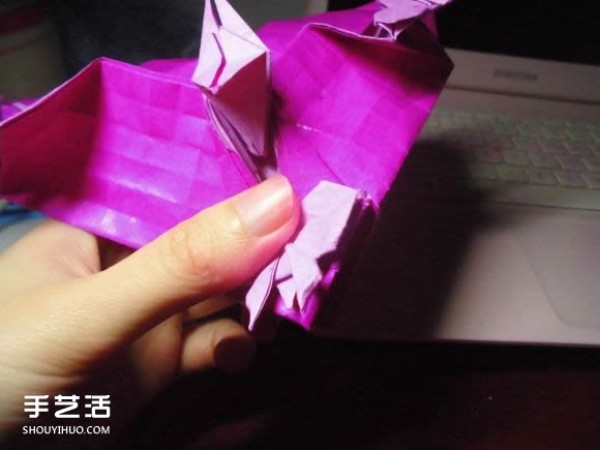 Die Lianhua Love Origami Illustration of Creative Love Origami Step by Step