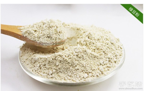 Homemade mung bean powder mask tutorial mung bean powder mask DIY method