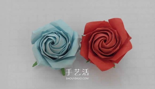 Five-petal Sato Rose Folding Illustration How to Fold Sato Rose Step by Step