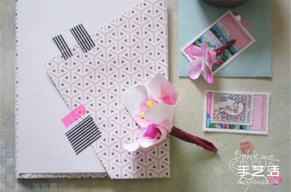 How to make your own envelopes with simple and romantic envelope folding instructions