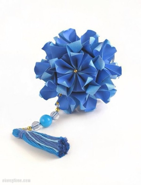 Appreciation of the beautiful handmade origami flower balls (4)