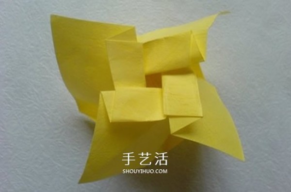 Detailed PT rose folding diagram and handmade PT rose origami tutorial