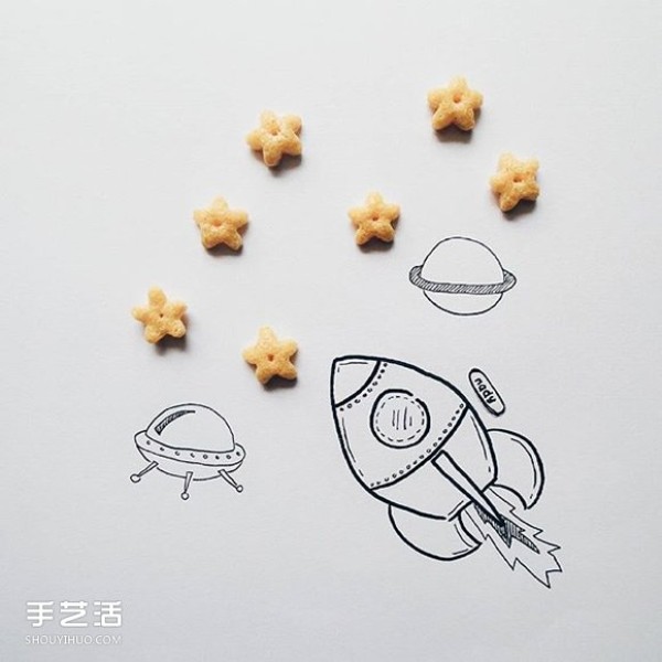 My childhood favorite snacks creative DIY, surprising and funny illustrations