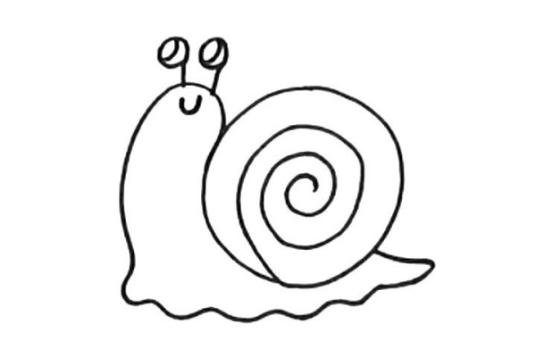 Learn to draw a snail