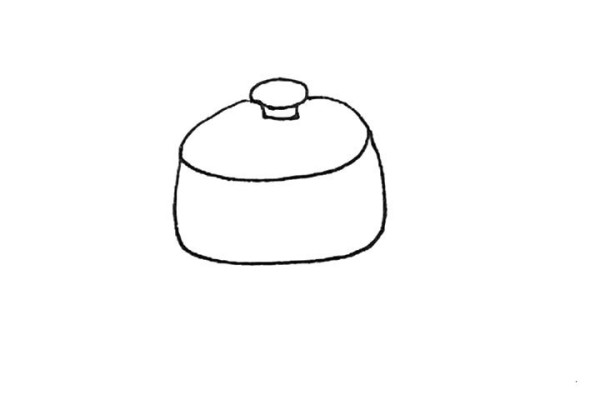 How to draw a cooking pot