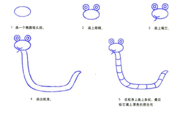 How to draw a cobra