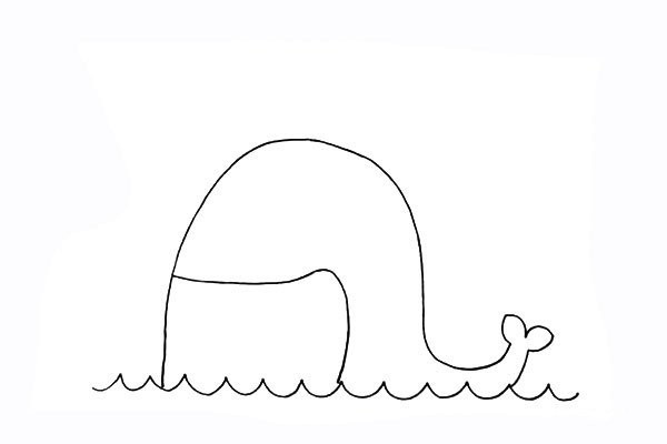 How to draw a whale