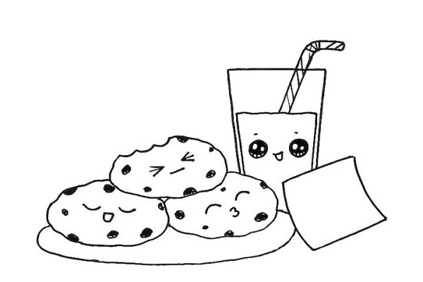 How to draw a cute nutritious breakfast