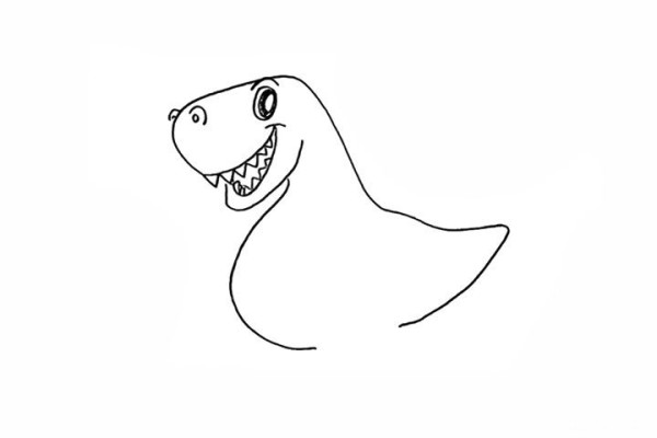 How to draw a dinosaur