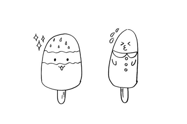 How to draw ice cream