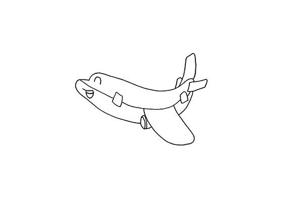 How to draw an airplane