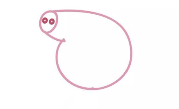 How to draw mother pig