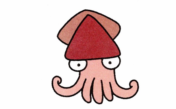 How to draw a simple octopus