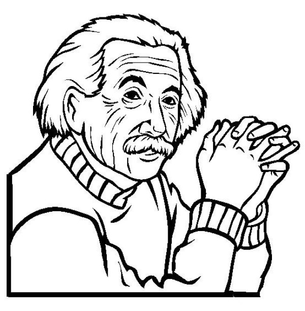 Pictures of Historical Figures Simple Drawings of Einstein