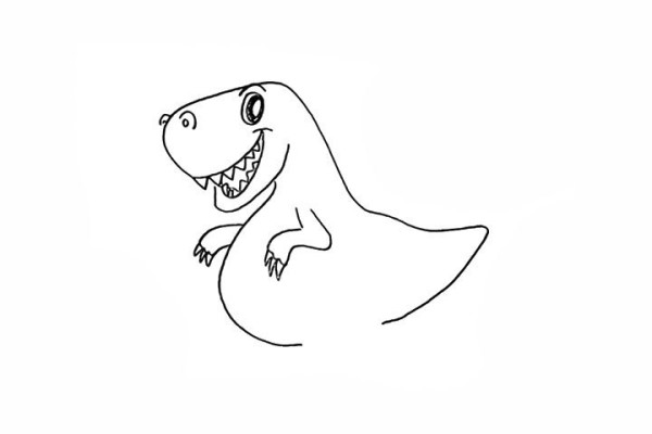 How to draw a dinosaur