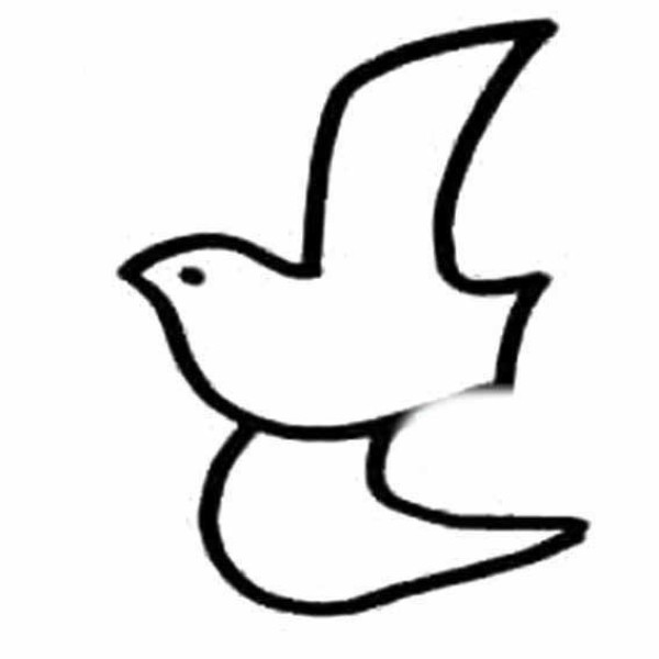 2016 Peace Dove Simple Drawing Picture