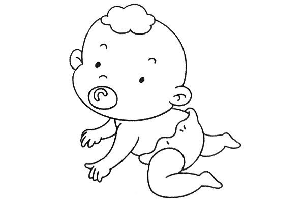 Cute baby simple drawing tutorial