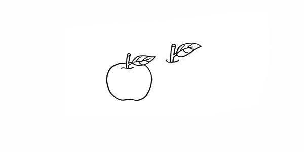 How to draw cartoon apple