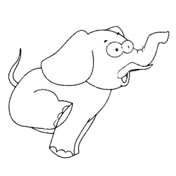 animal drawing methods elephant