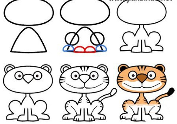 How to teach children to draw simple drawings