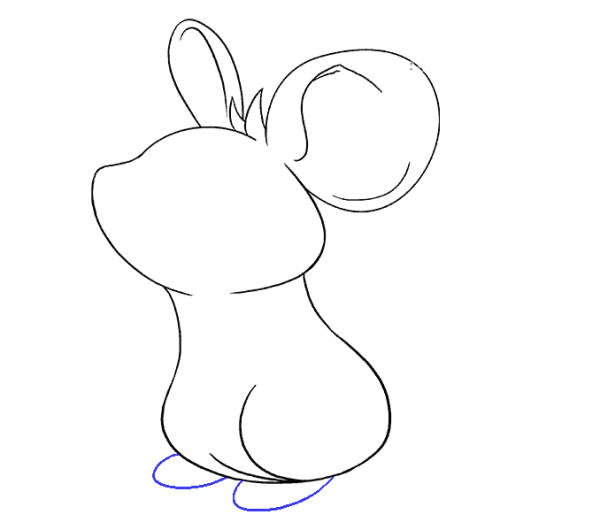 Teach you how to draw a cute little mouse