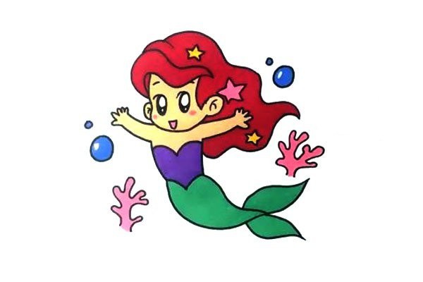 cartoon little mermaid