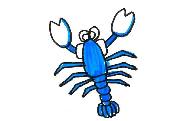 How to draw marine style shrimp