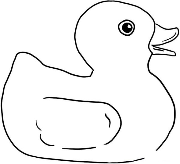 Complete collection of simple animal drawings Simple drawings of big yellow duck