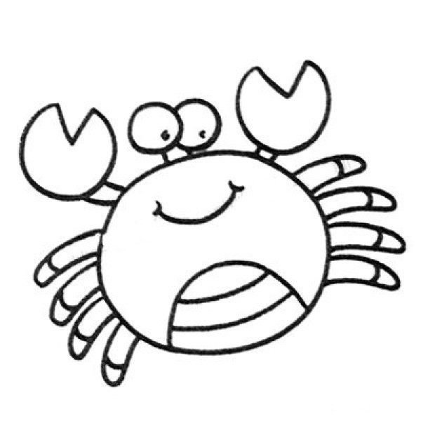 Simple Drawing for Intermediate Level Crab