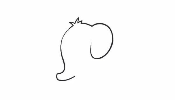 How to draw a cartoon elephant