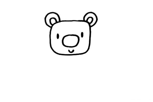 How to draw a cartoon bear