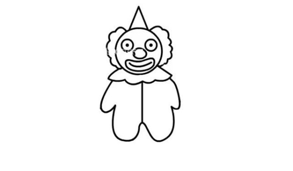 Simple drawing tutorial: How to draw a clown