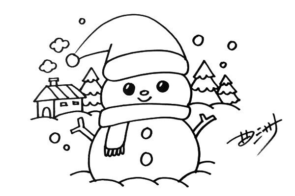 cute snowman