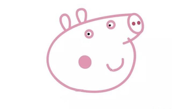 Peppa Pig simple drawing tutorial: Draw Daddy Pig