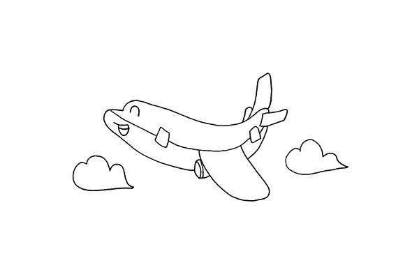 How to draw an airplane