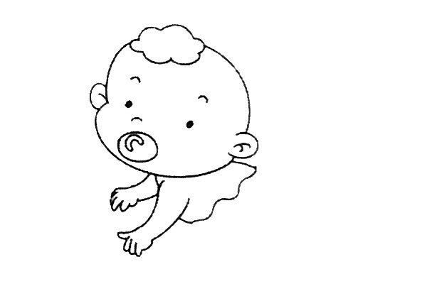 Cute baby simple drawing tutorial