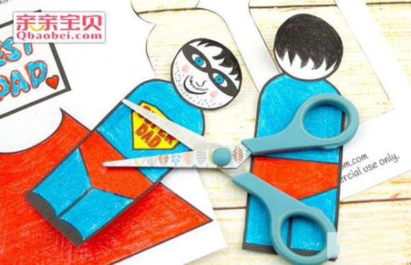 Fathers Day Superman Dad Creative Gifts Handmade