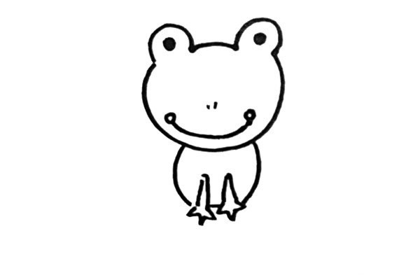 Learn to draw a frog