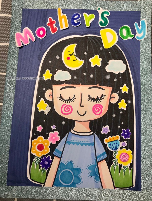 Mothers Day Childrens Drawing Mothers Day