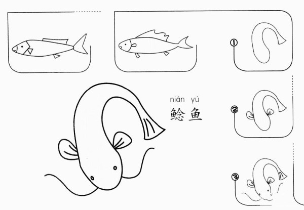 How to draw catfish