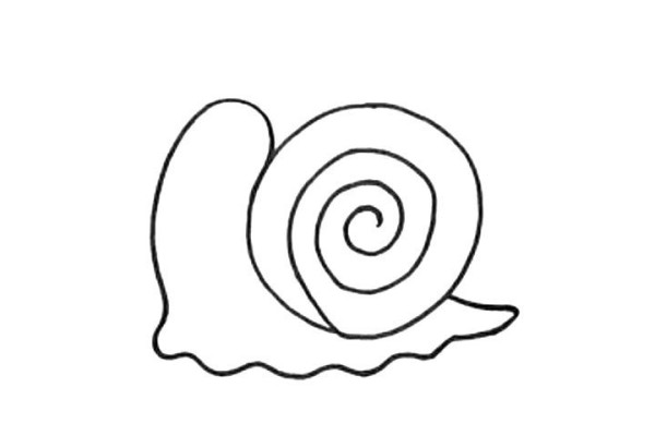 Learn to draw a snail