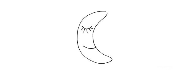 Creative moon simple drawing tutorial