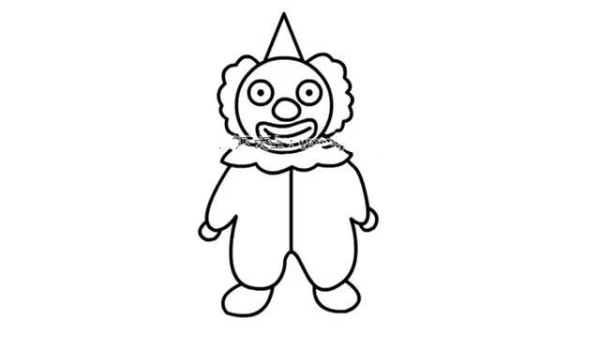 Simple drawing tutorial: How to draw a clown