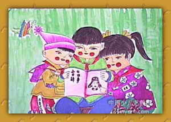 Childrens paintings about Lei Feng - Read the story of Uncle Lei Feng